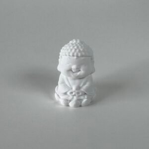 Mini Buddha Weiß